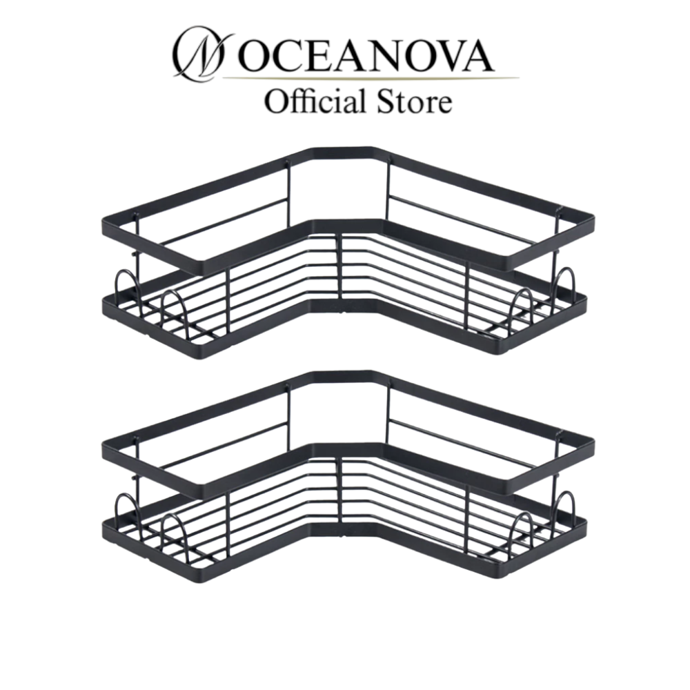 Bathroom Storage Rack No-Drill Corner Shelf