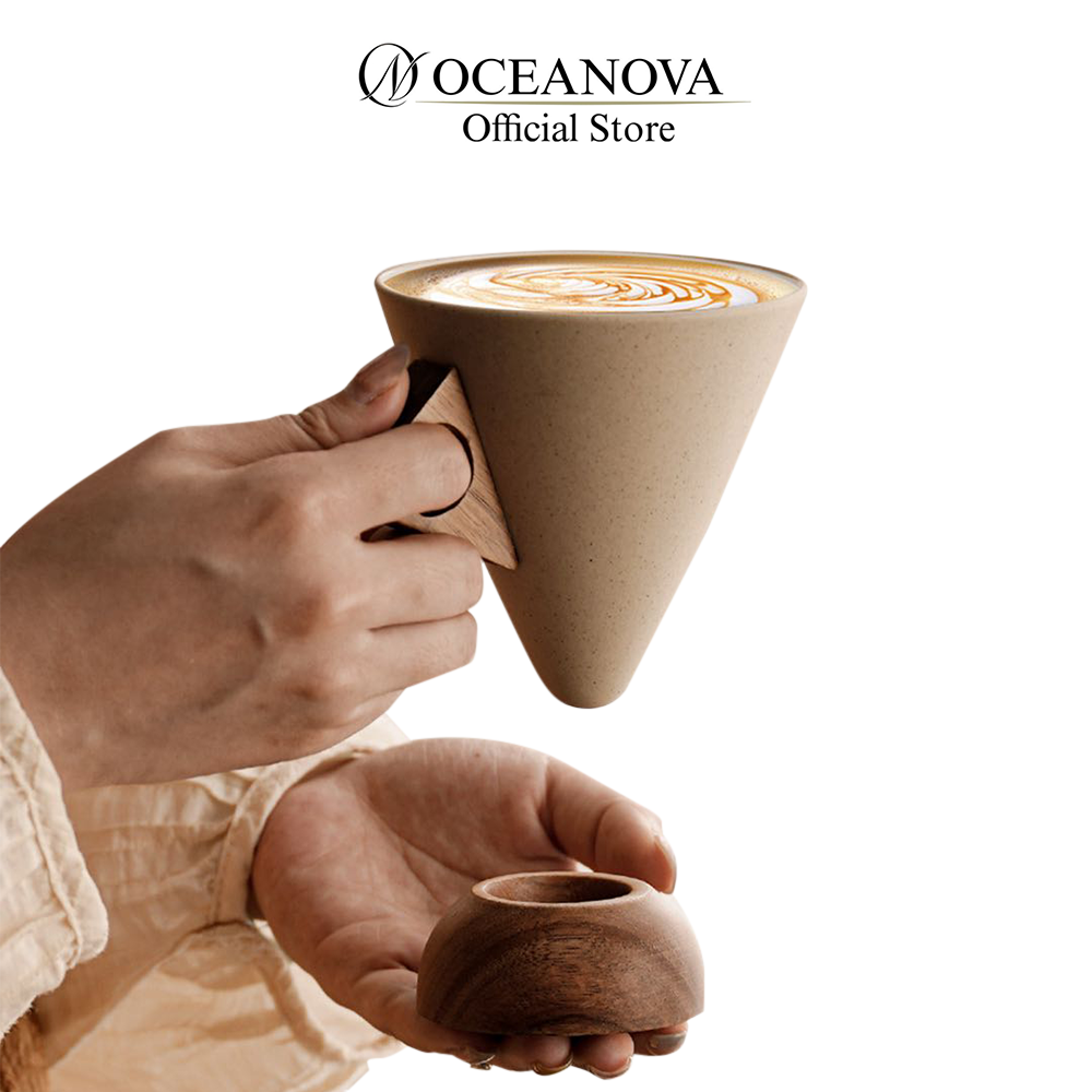 Funnel Stoneware Coffee Cup