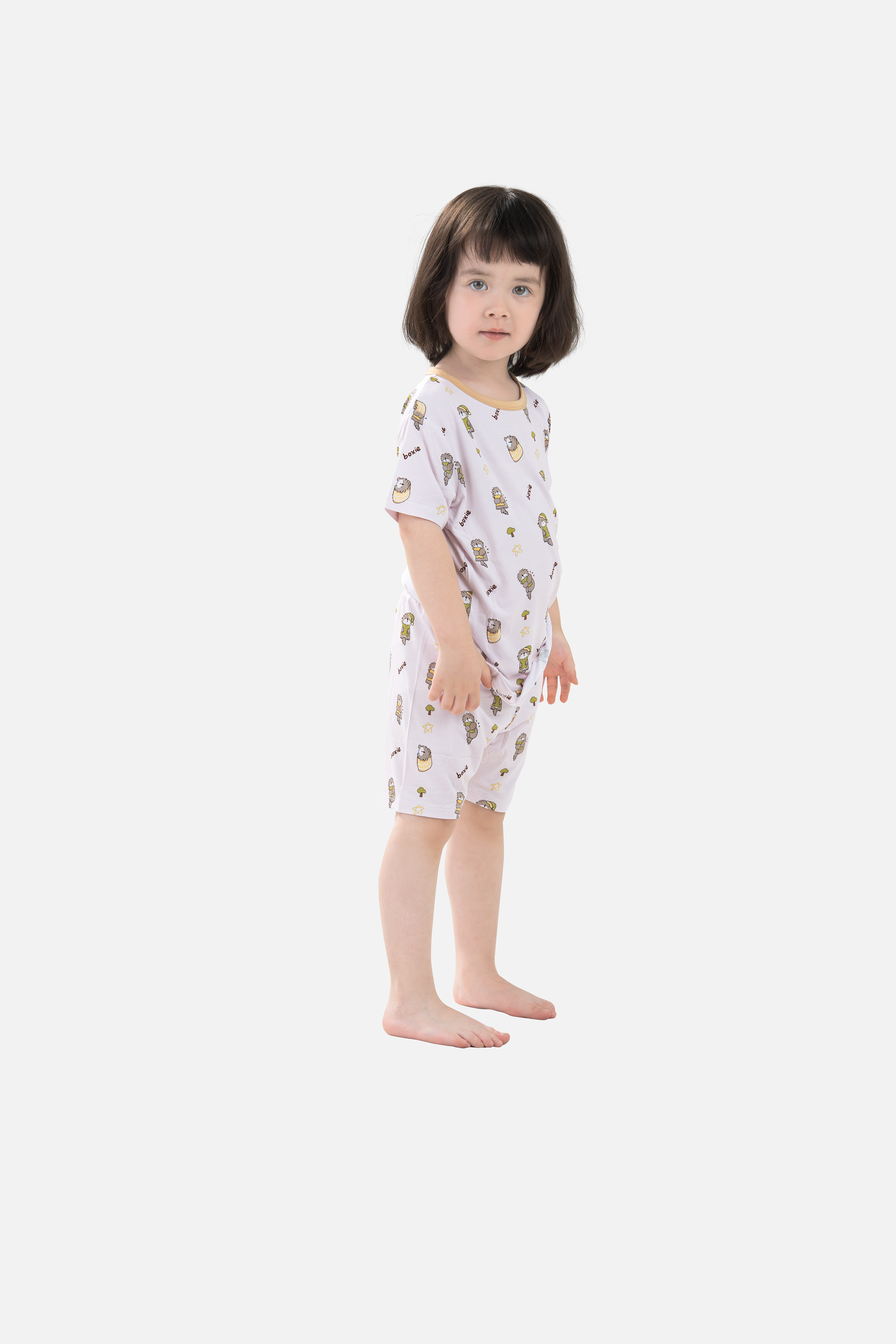 Mini Nova Classic Bamboo Fiber Baby Short-Sleeve Pajama Collection