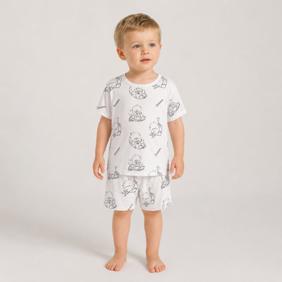 Kid 2-piece Pajamas (short) Doodle Boxie