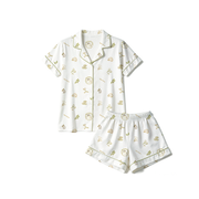 Mini nova Spring Bamboo Fiber Adult Short-Sleeve Pajama Collection