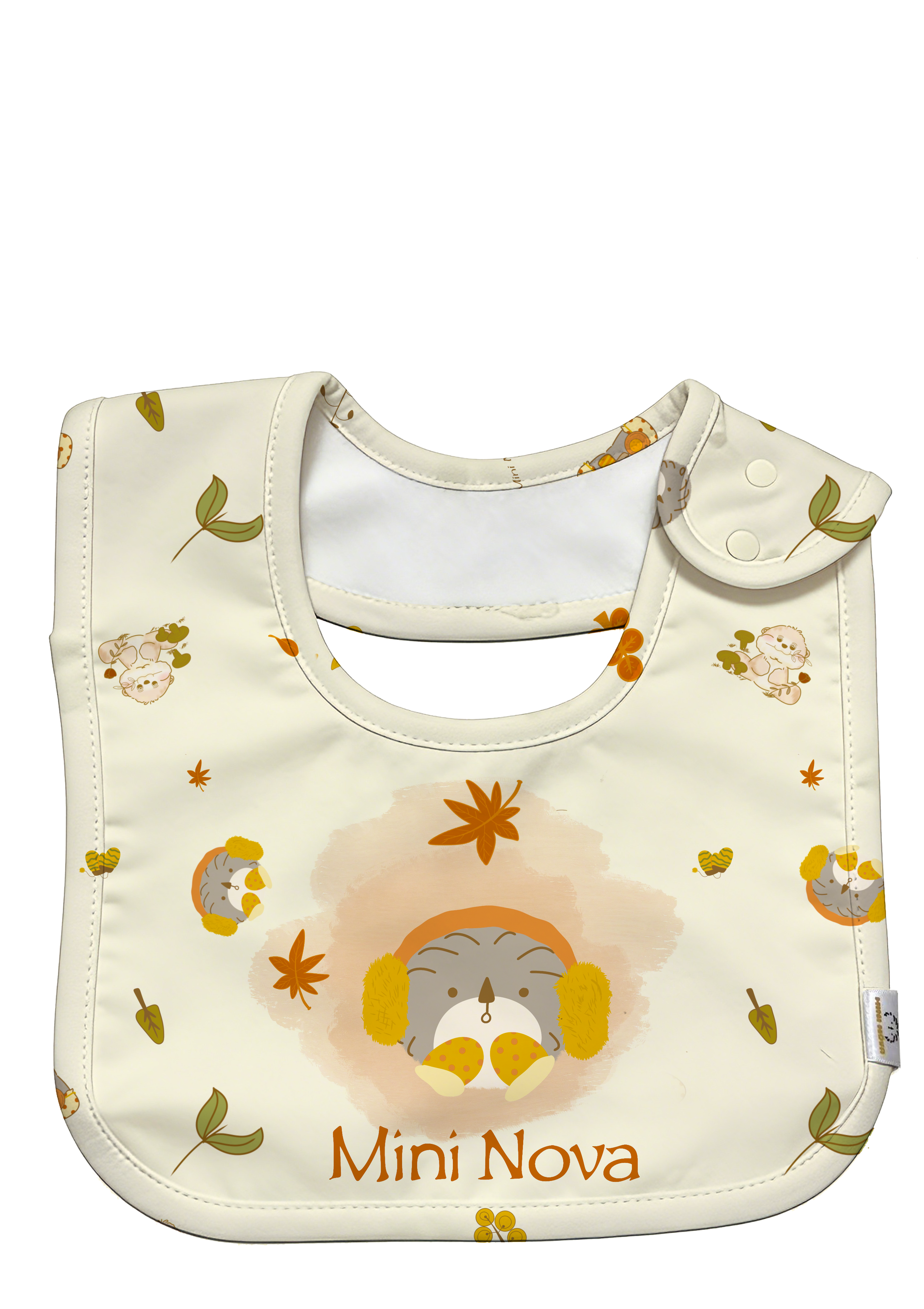 Mini New Star Autumn Bamboo Fiber Baby Bib