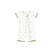 Mini New Star Spring Bamboo Fiber Baby Short Onesie