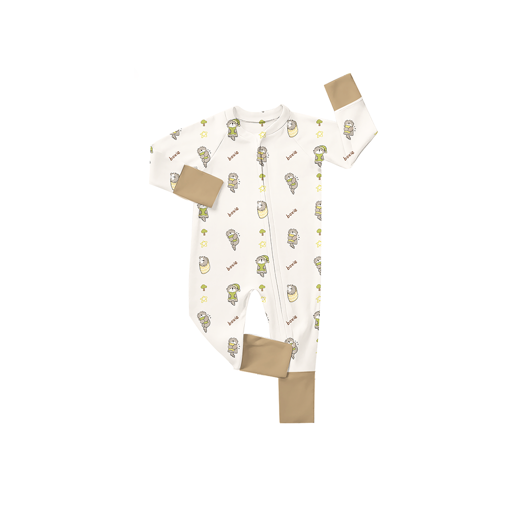 Mini Star Classic Bamboo Fiber Baby Long Onesie