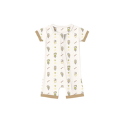 Mini Nova Classic Bamboo Fiber Baby Short Onesie
