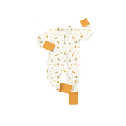 Mini New Star Autumn Bamboo Fiber Baby Long Onesie