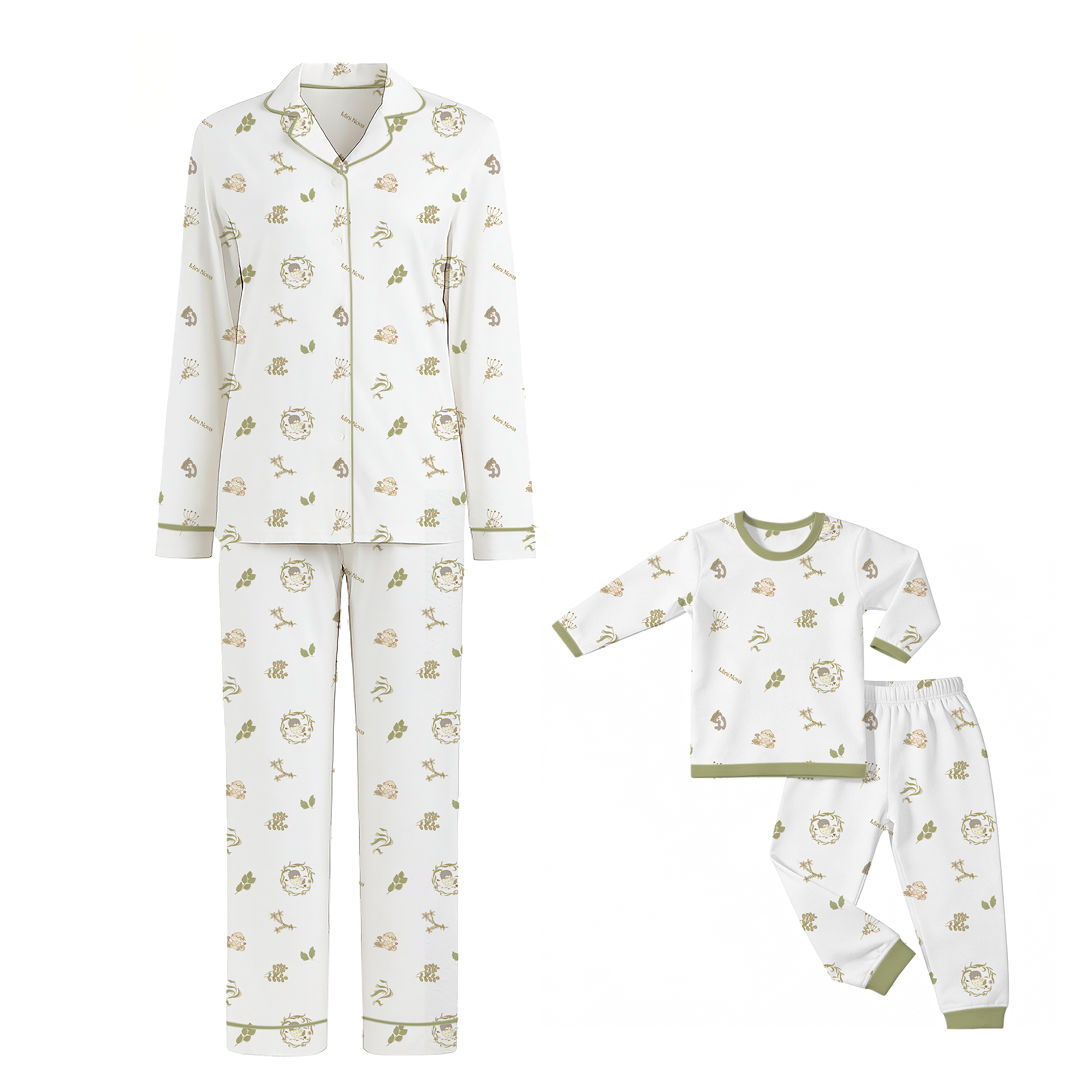 Mini Nova Spring Bamboo Fiber Long Family Set