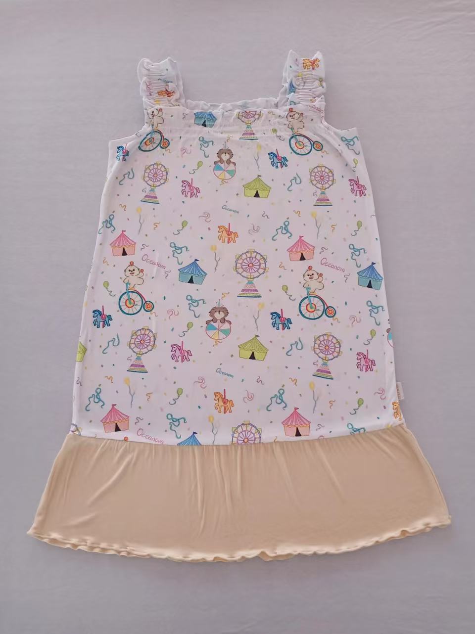 Kids Square-Neck Dress (Carnival Parade)
