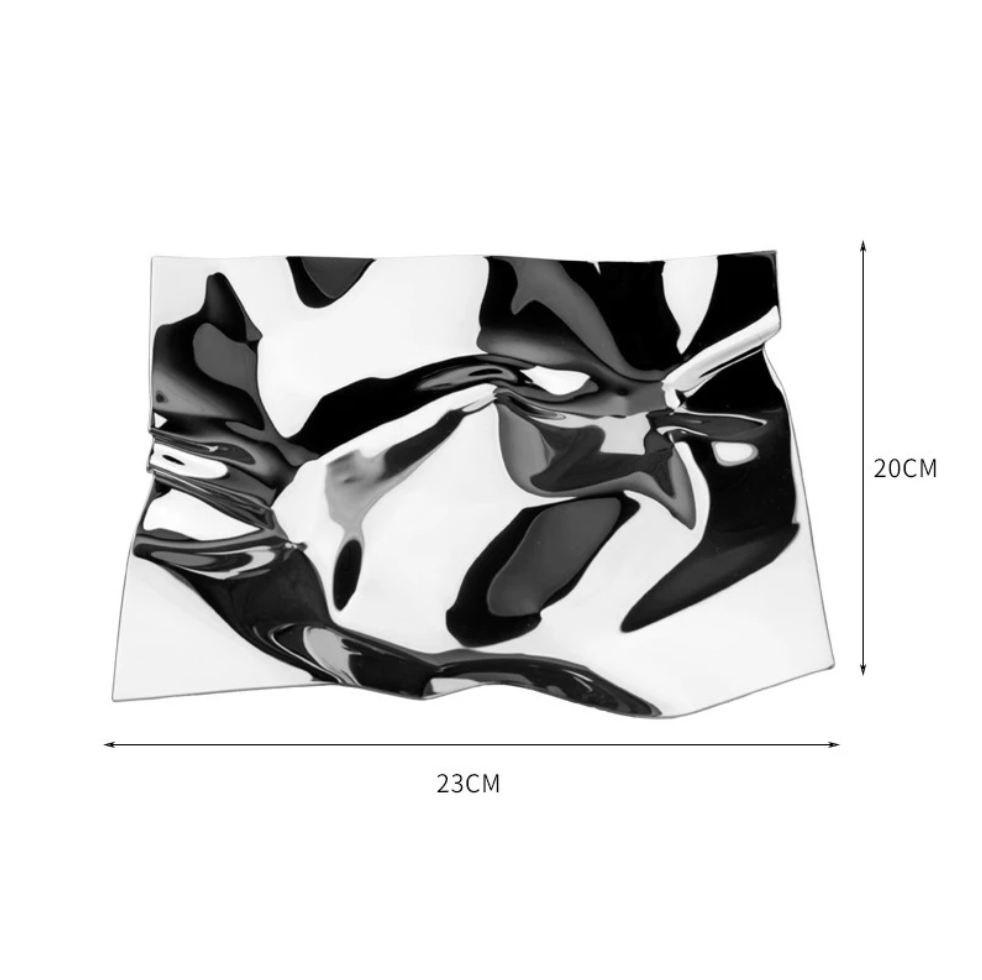 Nordic Style Stainless Steel Fruit Plate