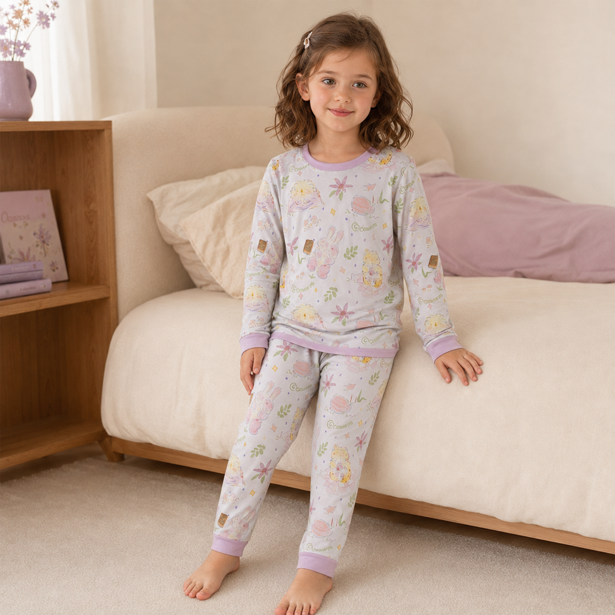 Kid 2-piece Pajamas(long)Dream Meadow