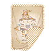 Mini Nova Carousel Bamboo Fiber Baby Blanket