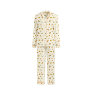 Mini nova Autumn Bamboo Fiber Adult Long-Sleeved Pajama Series