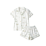 Mini nova Winter Bamboo Fiber Adult Short-Sleeve Pajama Series