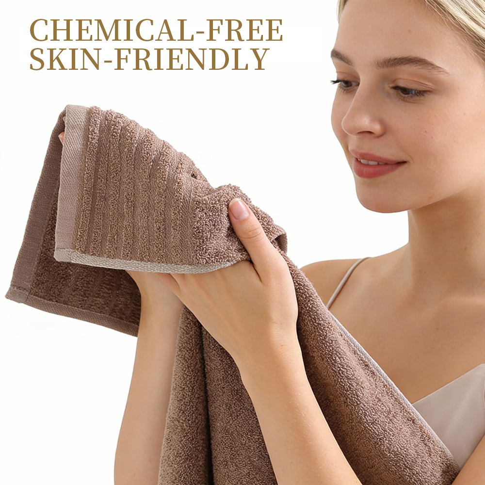 Oceanova Bamboo Fiber Jacquard Bath Towel