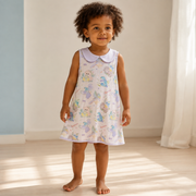 Collar Dress (Birdsong Garden）