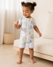 Short Zipsuit （Birdsong Garden)