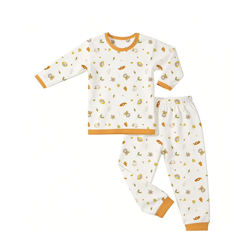 Mini Nova Autumn Bamboo Fiber Baby Long-Sleeved Pajama Collection