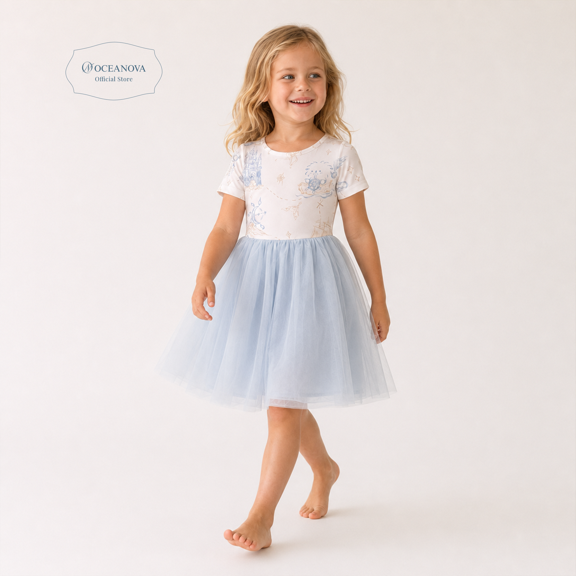 Tulle Dress （Ocean Voyage）