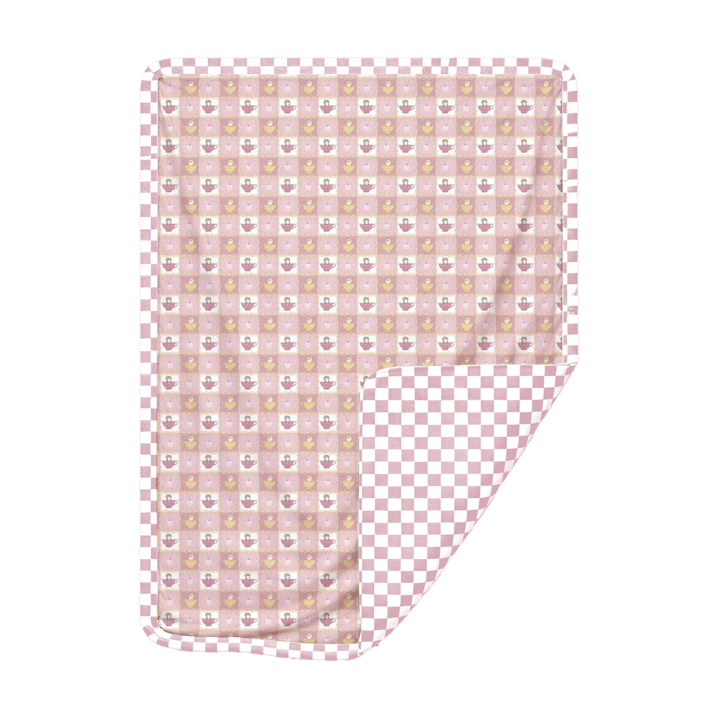 Mini Nova Coffee Dessert Bamboo Fiber Baby Blanket