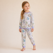 Kid 2-piece Pajamas(long) Birdsong Garden