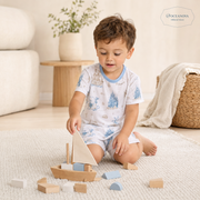 Kid 2-piece Pajamas (short) Ocean Voyage