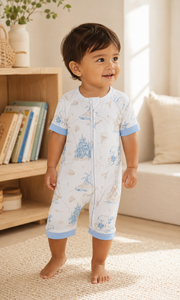 Short Zipsuit （Ocean Voyage）