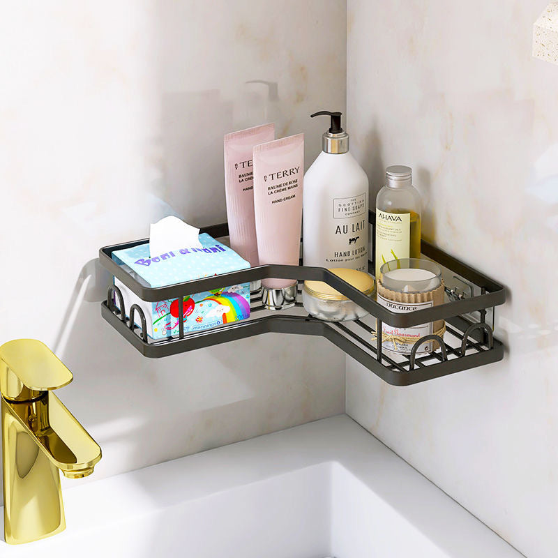 Bathroom Storage Rack No-Drill Corner Shelf
