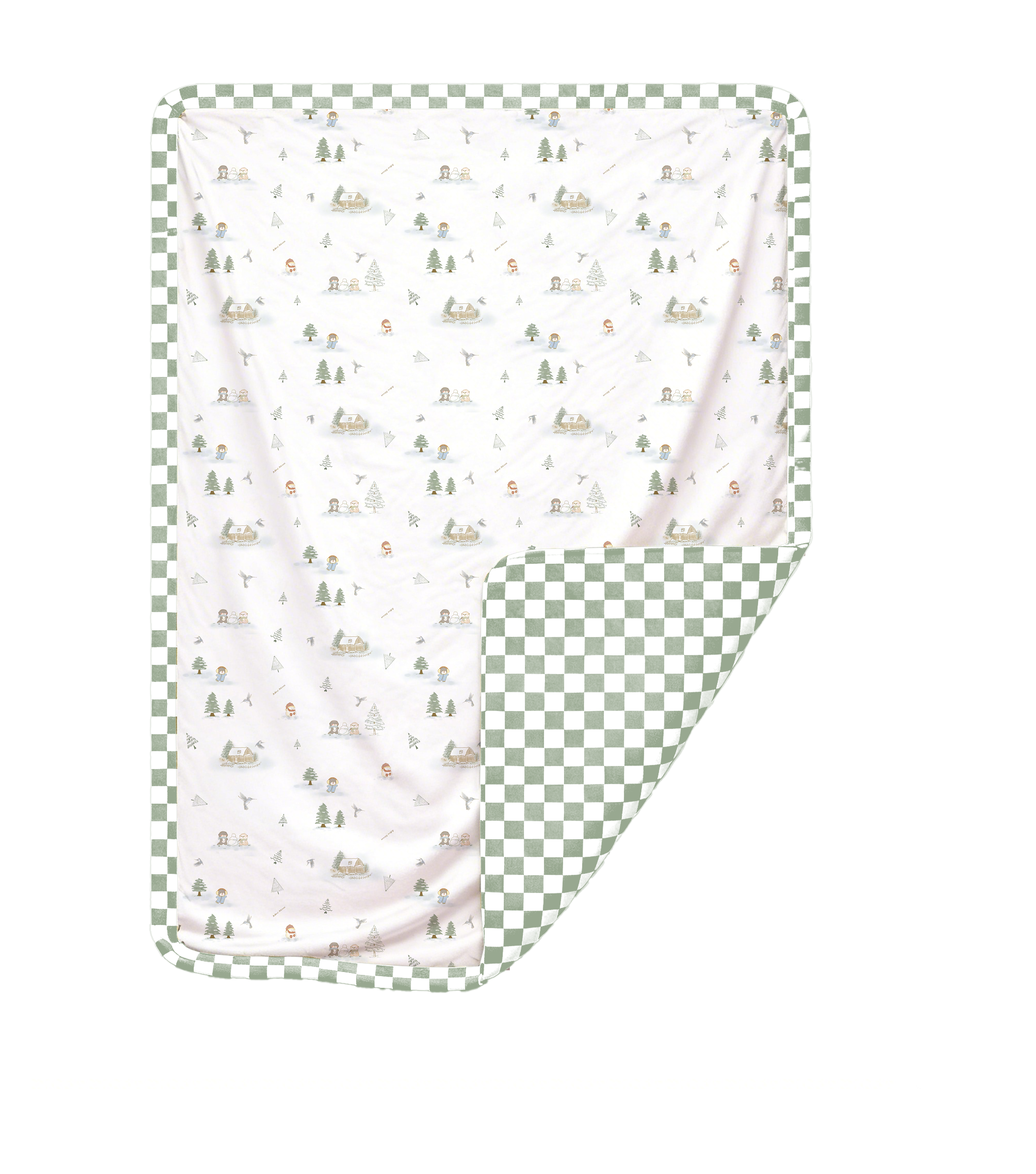 Mini Nova Winter Bamboo Fiber Baby Blanket