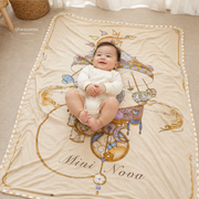 Mini Nova Carousel Bamboo Fiber Baby Blanket