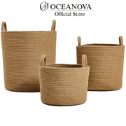 Wove Cotton Rope Laundry Basket