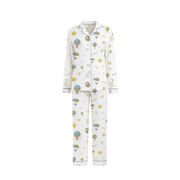 Mini nova Hot Air Balloon Bamboo Fiber Adult Long-Sleeved Pajama Series