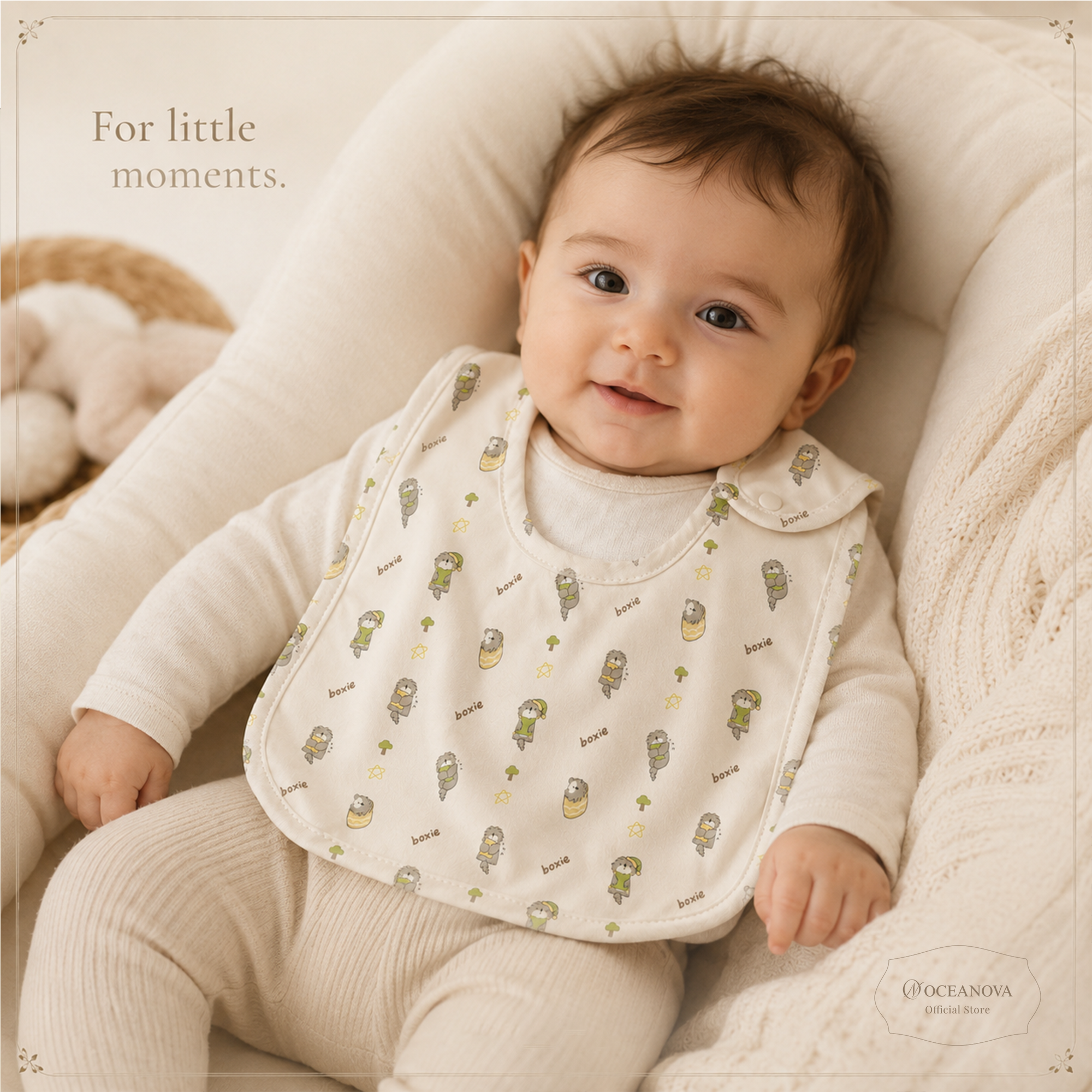 Mini Nova Classic Bamboo Fiber Baby Bib