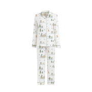 Mini nova Winter Bamboo Fiber Adult Long-Sleeved Pajama Series