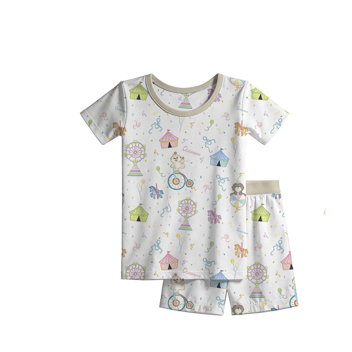 Kid 2-piece Pajamas (short) Carnival Parade