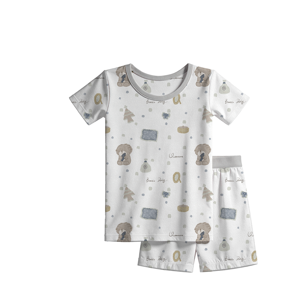 Kid 2-piece Pajamas (short) Boxie’s Daily