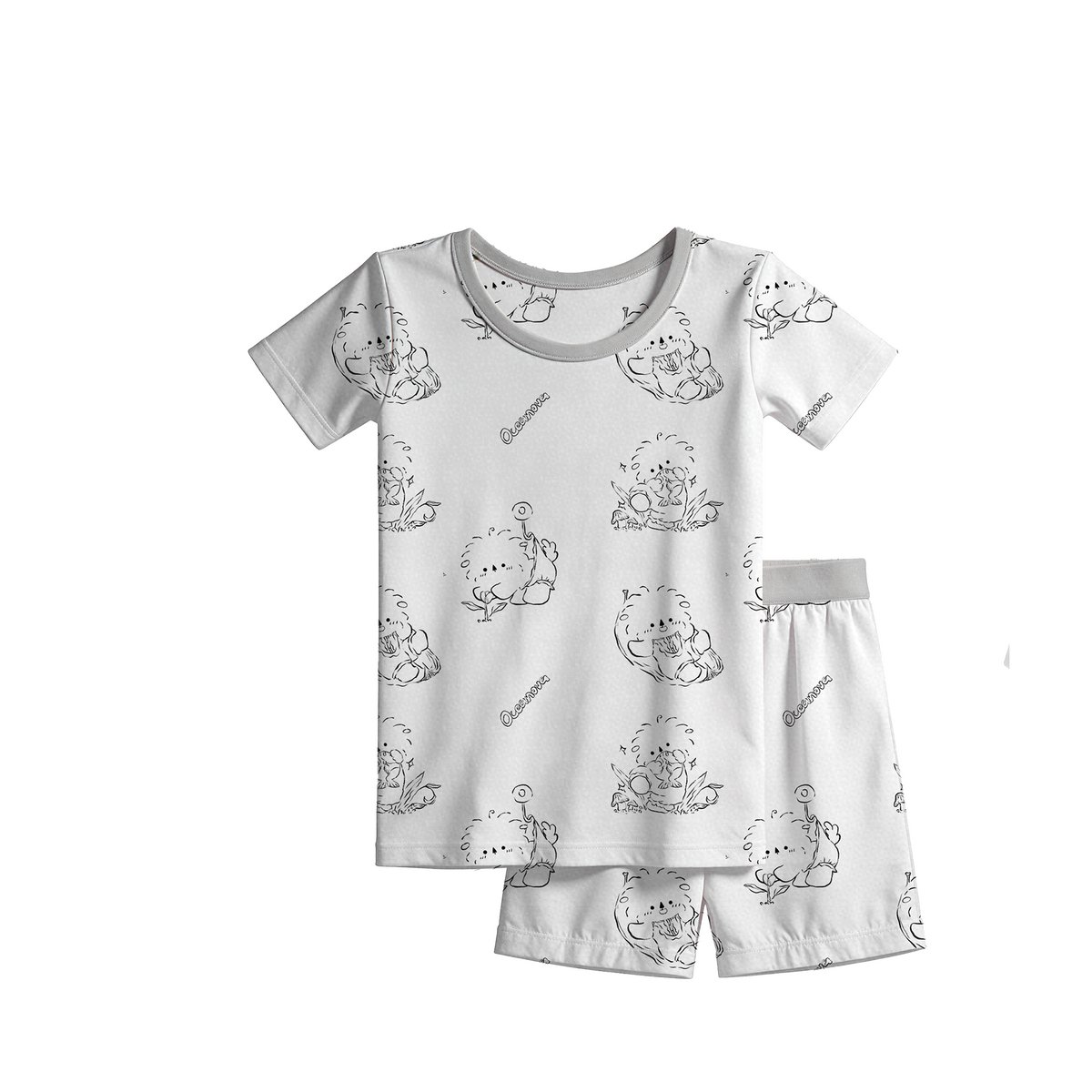 Kid 2-piece Pajamas (short) Doodle Boxie